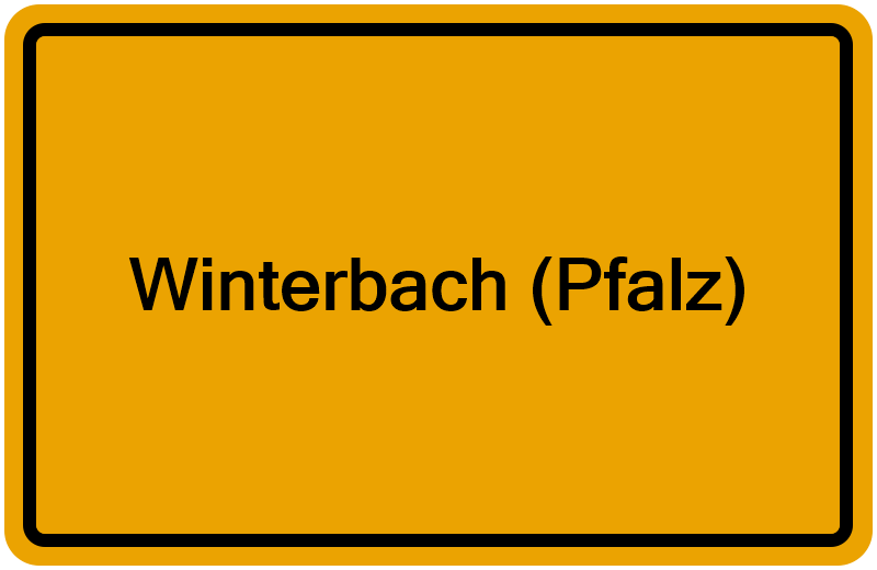 Handelsregisterauszug Winterbach (Pfalz)